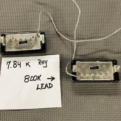 Gibson Patent #  Humbucking Pickup set 1965-74 Sealed Covers N-7.8K B-8.0K image 2