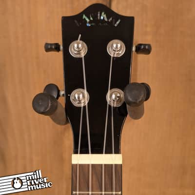 Lanikai LU2-21TEBK Tenor Acoustic-Electric Ukulele, Black, Hardshell Case - Used image 3