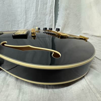 D'Angelico EX-SS Excel SS Singlecut Semi-Hollowbody Guitar with Case 2022 - Black image 21