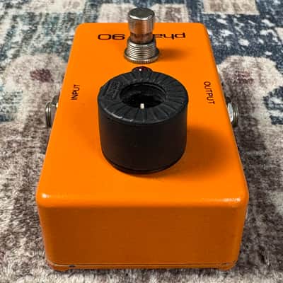 1981 MXR Phase 90 Vintage Block Logo Phaser Guitar Effect Pedal W/ LED & Power Jack! image 5