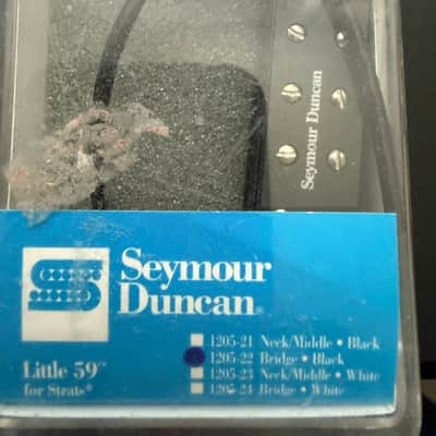 Seymour Duncan SL59-1b Little '59 Strat Bridge Pickup 2010s - Black image 1