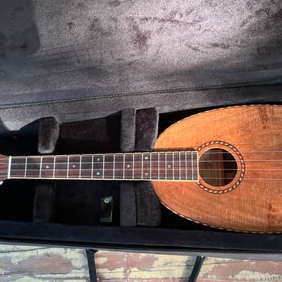 Graziano Koa Pineapple Tenor Ukulele - Exquisite Flamed Koa image 10