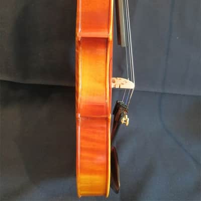 SONG Violin Full size with carved Animal scroll Neck, Hand made,Stradivari style,flames maple,nice spurce. Good Sound image 4