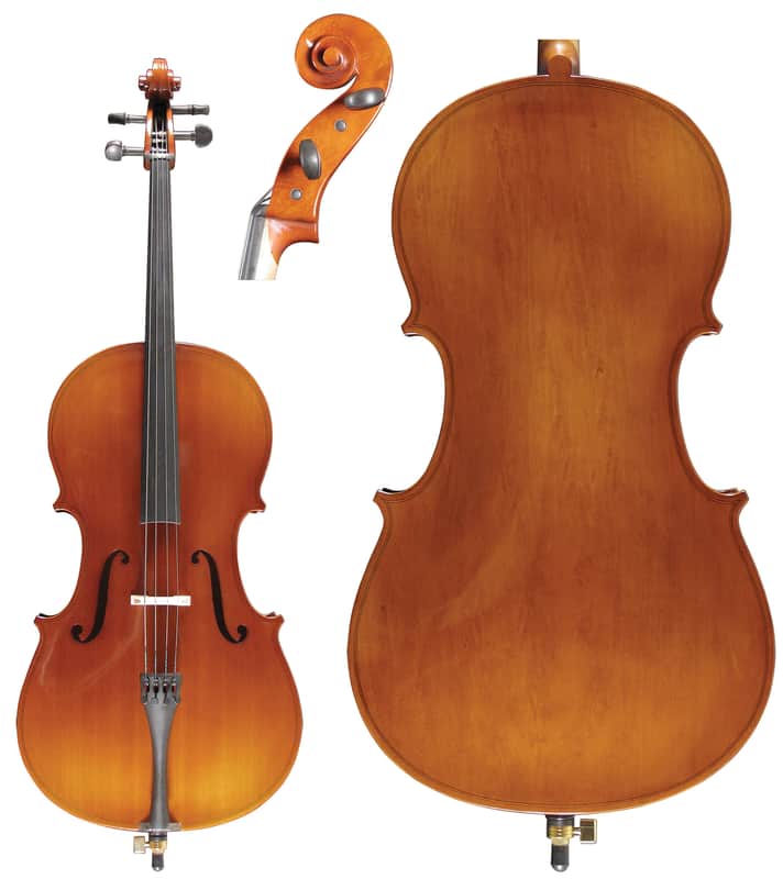 M. Ravel CE100 4/4 Full-Size Student Cello Outfit image 1