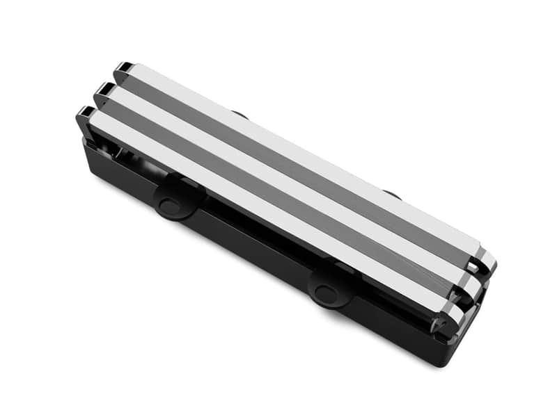 Aluma J Bass Pickup - Chrome Plated / Neck image 1
