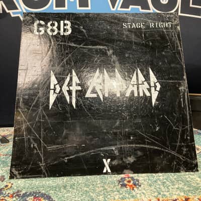 Def Leppard Logo, Tour Used Case Panel Wall Hanging "G8B" (#10) image 2