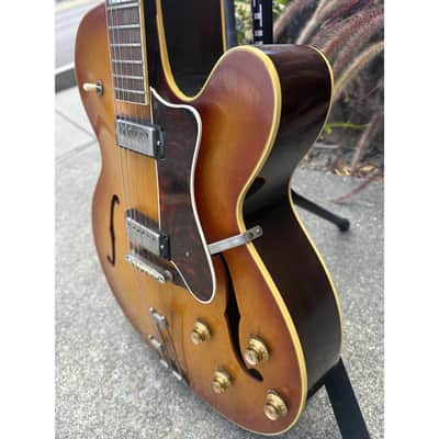 Epiphone 1964-1966 E-252 Broadway Vintage Archtop Hollowbody Electric Guitar w/ Case (Pre-Owned) image 7