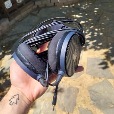 Audio-Technica ATH-R70X Open-Back On-Ear Reference Monitor Headphones 2010s - Black image 2