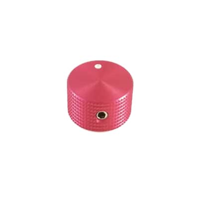 Tesi 20mm Solid Aluminum Knurled Replacement Knob - Red image 2