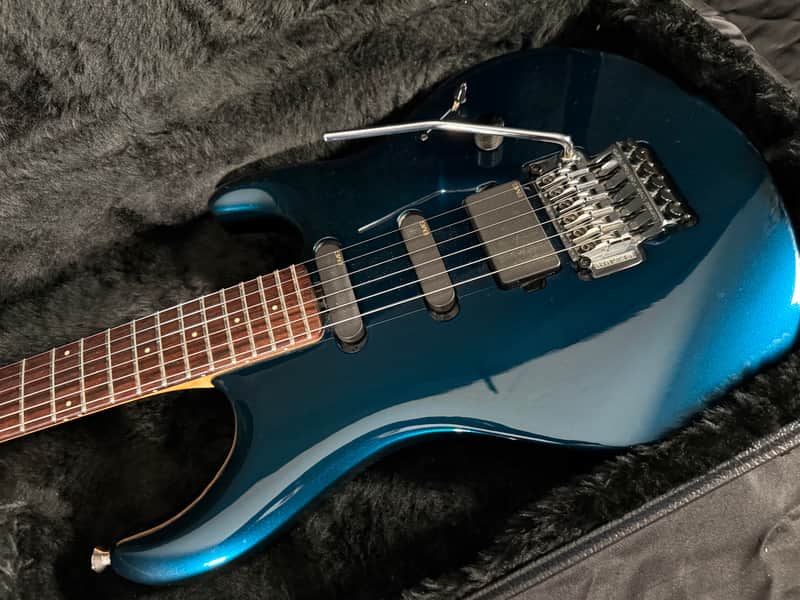 1995 Ernie Ball Music Man Luke HSS - Pearl Blue