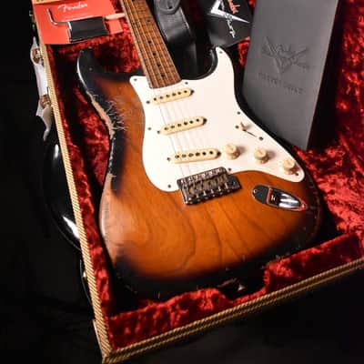 Fender Custom Shop Masterbuilt 55 heavy relic Jason Smith 2023 - Tobacco sunburst image 19