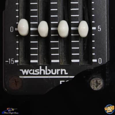 Washburn AB10 Acoustic-Electric 4-String Bass, Vintage Sunburst #12943 image 10