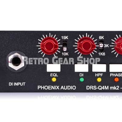 Phoenix Audio DRS-Q4M mk2 Ascent One EQ Discrete Microphone Preamp image 2