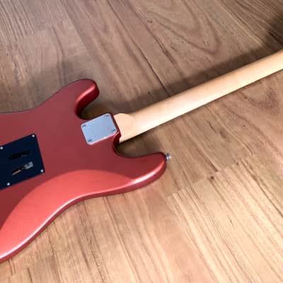 Vintage Kramer Focus 111S Strat Styled Electric Guitar Stunning Blood Salmon! image 9