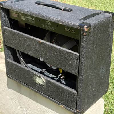 Peavey Teal Stripe Bandit 112 Solo Series 1x12 Scorpion - 80s Vintage - NICE! image 8