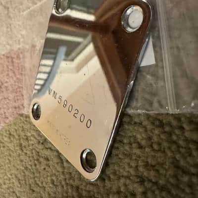 Squier Made in Korea VN Series Neck plate 1992-1997 - Chrome image 1