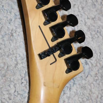 Vintage 1980s Super Strat - Crackle Finish - No Tariffs image 11