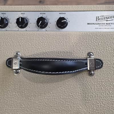 USED Benson Amps Monarch Reverb + 1x12 Combo Amplifier Blonde Tolex image 6