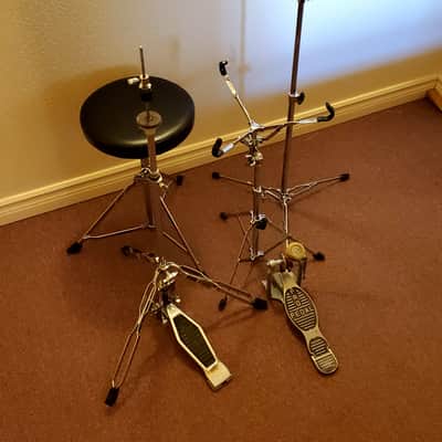 4 Vtg 60's-70's PEARL DRUM Stands - Super Smooth Time Capsules - "Gorgeous Clean" image 3