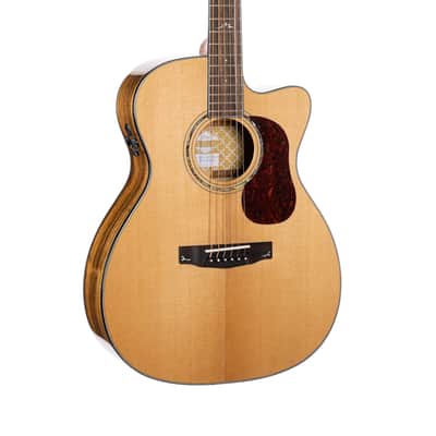 Cort GOLDOC6-BO Bocote Venetian Cutaway Solid Sitka Top 6-String Acoustic-Electric Guitar w/Soft Deluxe Case image 1