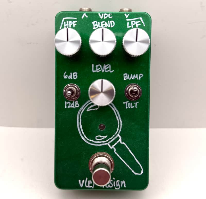 VFE Pedals Focus (aka Pinball v3) mid booster + tilt EQ - green image 1