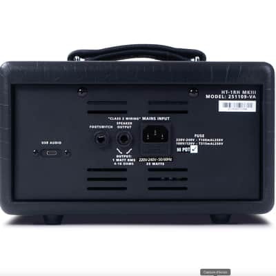 Blackstar HT-1RH MK III 2-Channel 1-Watt Guitar Amp Head Black (NEW DEMO) image 4