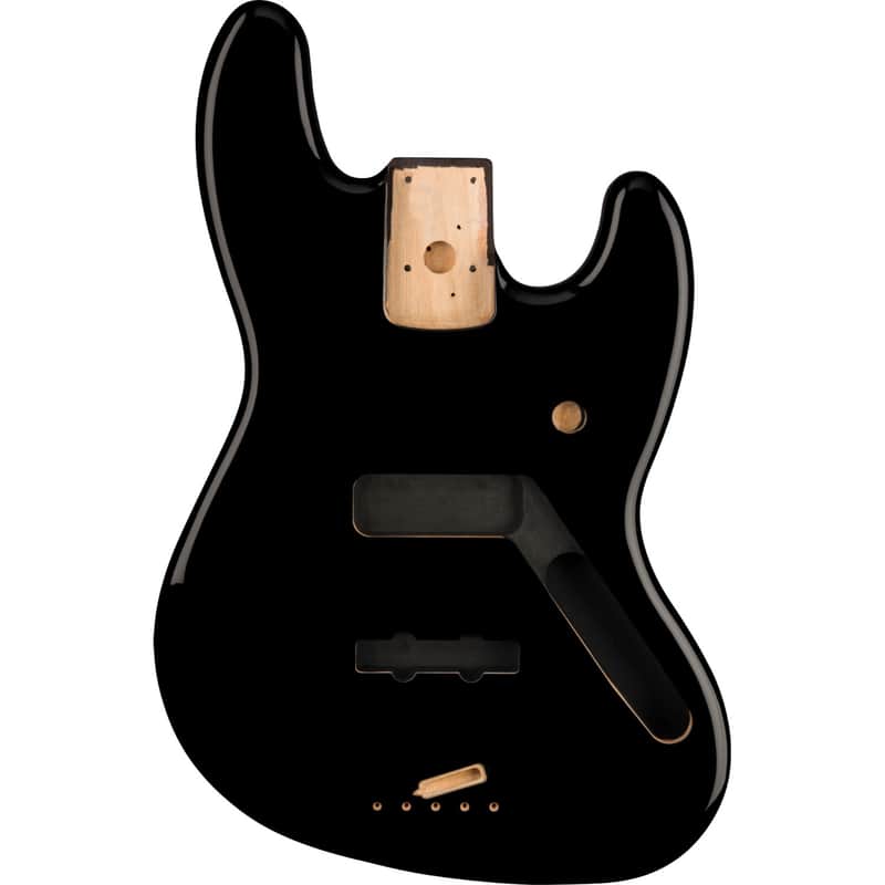 Genuine Fender Standard Series Jazz Bass Alder Body, Black image 1