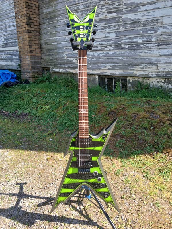 Dean Dimebag Dime Razorback Slime Green Bumblebee image 1