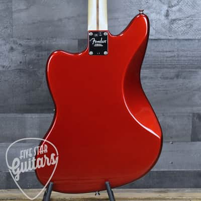 Pre-Owned Fender American Professional Jaguar - Candy Apple Red with Gig Bag image 2