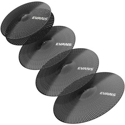 Evans ECP-DB-1 Low Volume 14/16/18/20" 4pc Cymbal Pack
