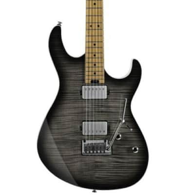 Cort G290FATIITBB Double Cutaway Electric Guitar. See Through Black Burst image 1