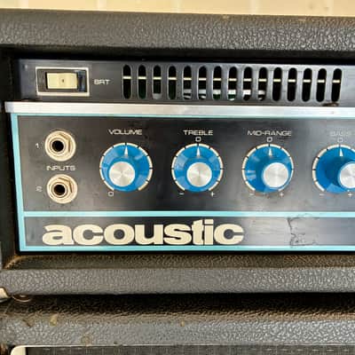 Vintage 1970s Acoustic 370 Bass Amplifier & 301 Cabinet LOUD! STONER ROCK! DOOM! image 4
