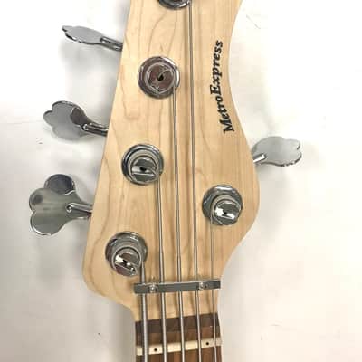 Sadowsky MetroExpress 21-Fret Vintage J/J Bass, Morado Fingerboard, 5-String Sage Green Metallic image 10