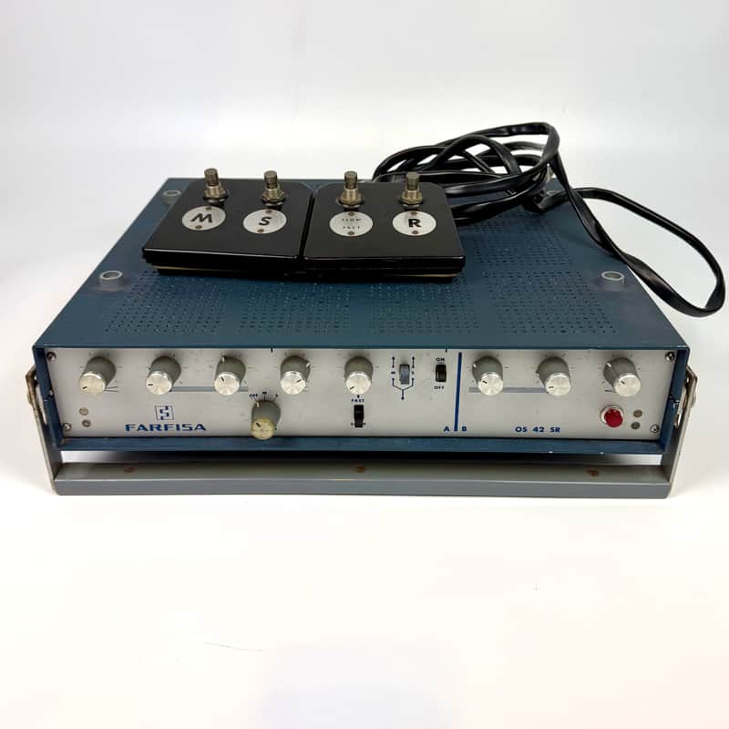 Farfisa OS 42 SR – Vintage Reverb and Sferasound Effects Unit – Serviced – Original Foot Pedal image 1