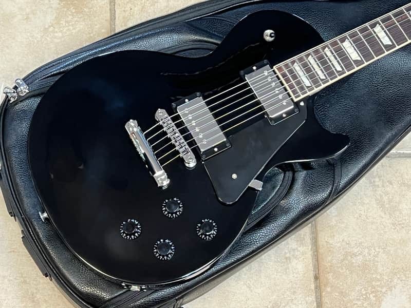 2024 Gibson USA Les Paul Studio Electric Guitar Ebony image 1