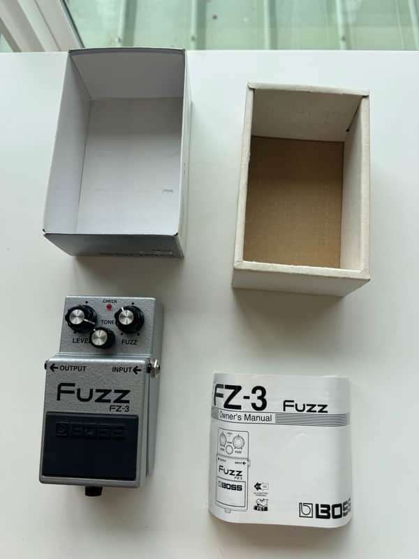 Boss FZ-3 Fuzz (Silver Label) 1997 (Original Box/ Manual) | Reverb