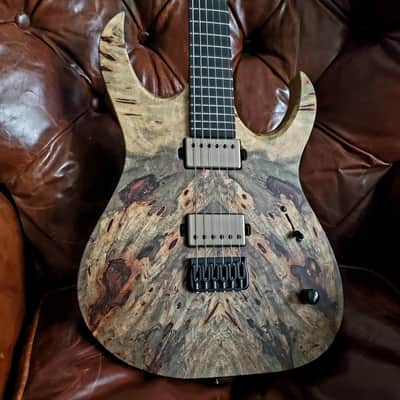 Mayones Duvell Elite 6 2026 Buckeye Burl Master Grade Top Black Limba Body Wenge Neck Ebony Fretboard 16" image 2