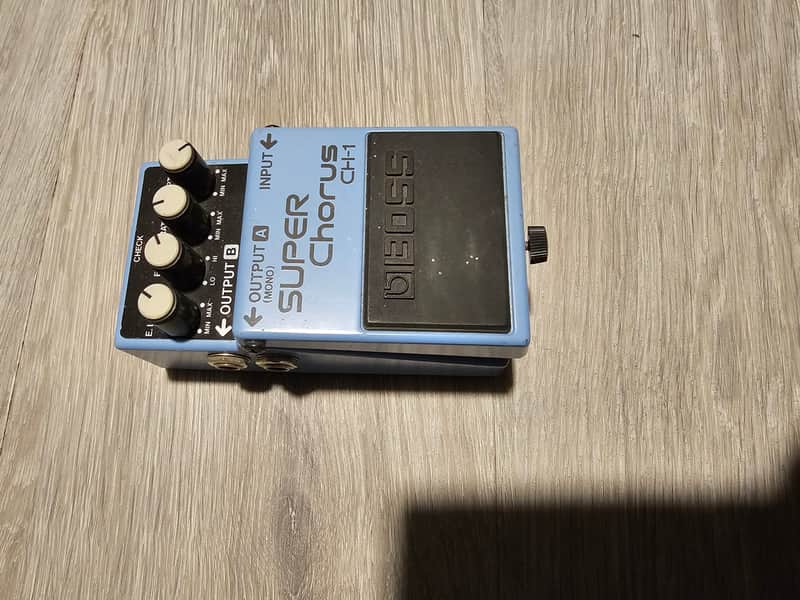 Boss CH-1 Super Chorus (Dark Gray Label) 2001 - Present - Blue image 1