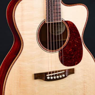 Bourgeois 000 Cutaway Large Soundhole Custom Cocobolo and Bearclaw Adirondack Spruce NEW image 6
