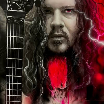 Dimebag Darrell original ART image 1