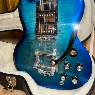 Gibson SG Deluxe 2013 - Cobalt Fade image 2