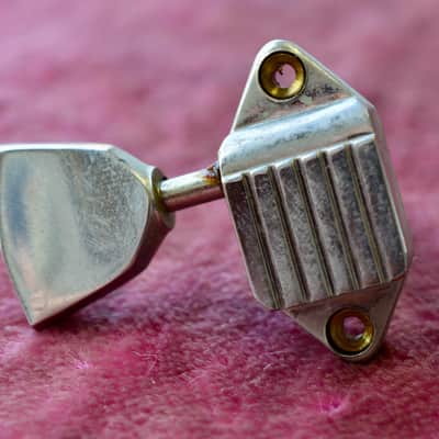Vintage 1960s Gibson Nickel Waffleback Tuner Set - Tal Farlow, Martin Gibson Acoustic image 8