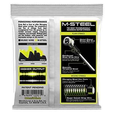 Ernie Ball M-Steel Regular Slinky Set, .010 - .046 image 2