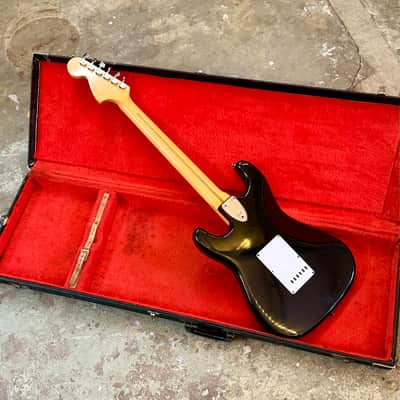 Fernandes Burny Custom Strat c 1970’s blackie original vintage mij Stratocaster japan matsumoku image 8