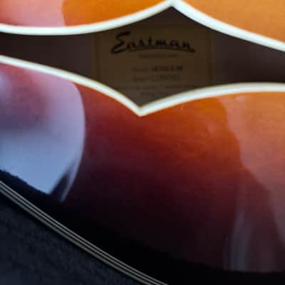 Eastman AR372CE-SB Hollowbody Archtop with Ebony Fretboard 2021 - Present - Sunburst image 4