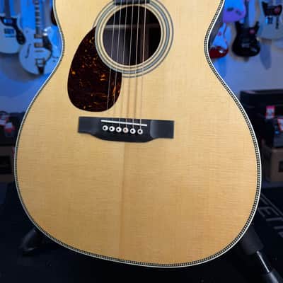 Martin OM-28 Left Handed Standard Series Acoustic Guitar - Natural w Aging Toner 796 GET PLEK’D! image 1