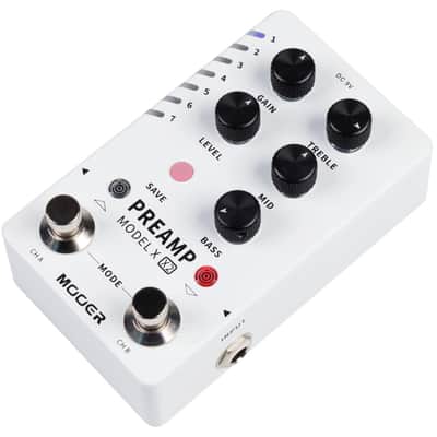 MOOER Preamp Model X2 Dual-Channel Digital Preamp Effektpedal image 4
