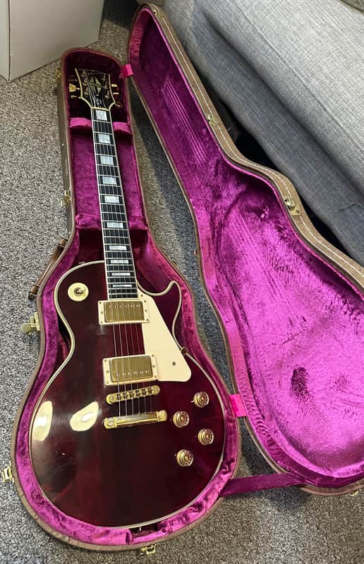 Gibson Les Paul custom 1976 - Wine red image 1