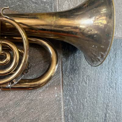 Bach brand Marching Baritone Horn with  mouthpiece, Made in USA image 4