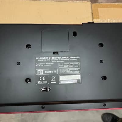 Behringer U-Control UMX490 49-Key USB/MIDI Controller (Red Edition) - NON-FUNCTIONING / FOR PARTS image 4